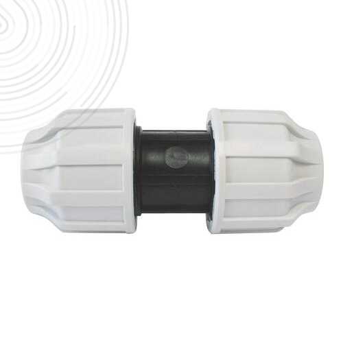 Raccord plastique manchon égal pour tube PE Ø16 mm
