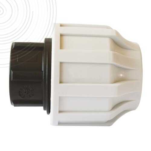 Raccord plastique bouchon pour tube PE Ø25 mm