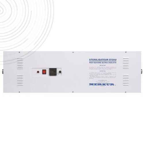 Stérilisateur UV horizonal 1800 - Puissance lampe UV : 30W - Raccord MM-3/4