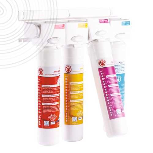 Kit de purification sous-évier Direct Pur - Lot de 4 cartouches filtrantes