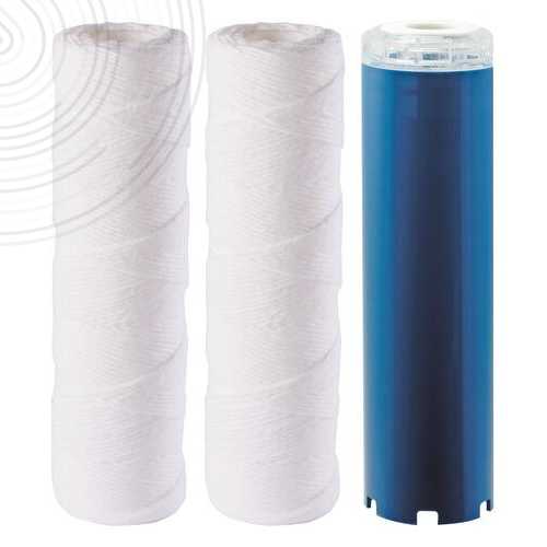 Kit 3 cartouches filtrantes 24 mois - Protection anti-sédiment et anti-calcaire