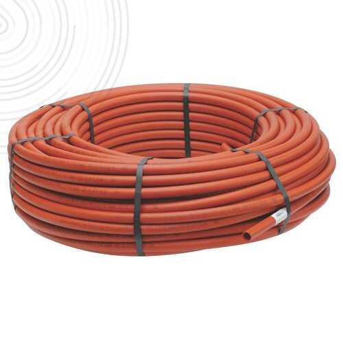 Tube PER-A - Nu Ø10/12 mm - Couronne 100m - Rouge - NF