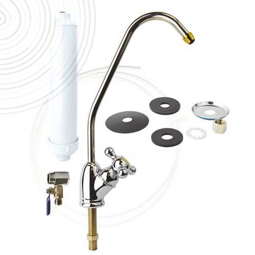Kit filtration MK DRINK - 1 cartouche filtrante, 1 robinet, 1 kit d'installation