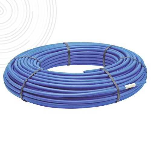 Tube PER-A - Nu Ø20/25 mm - Couronne 50m - Bleu - NF