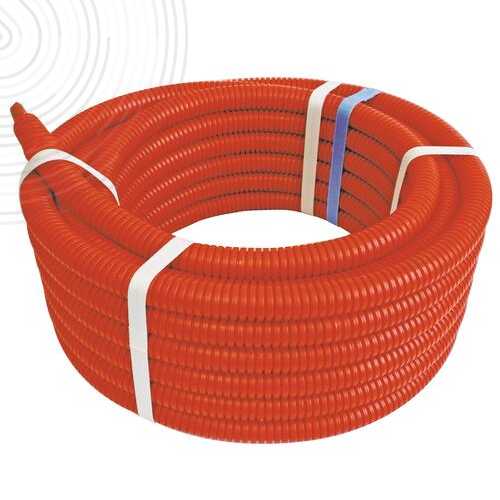 Tube PER-A - BAO - Pré-gainé Ø13/16 mm - Couronne 100m - Rouge - NF