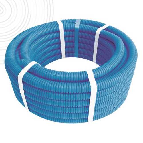 Tube PER-A - BAO - Pré-gainé Ø10/12 mm - Couronne 100m - Bleu - NF