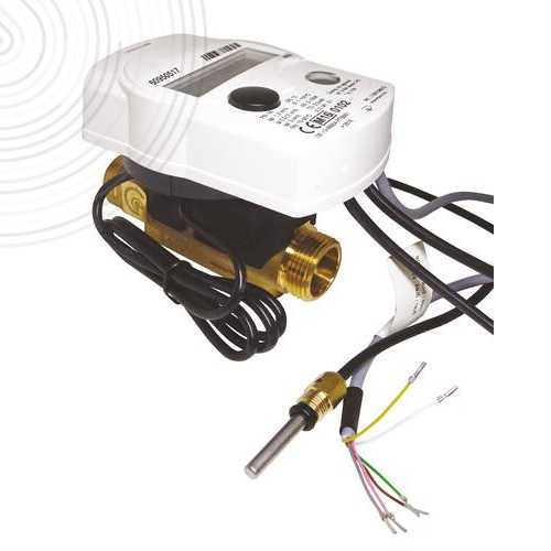 Compteur d'energie thermique compact à ultrasons m-bus à 2 impulsions - dn20