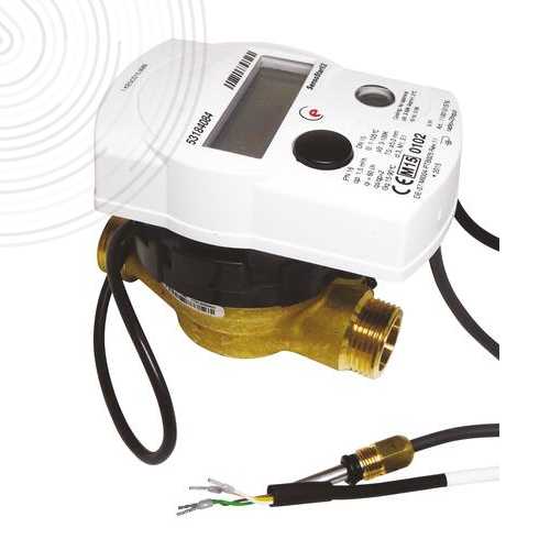 Compteur d'energie thermique compact à ultrasons radio à 2 impulsions - dn15