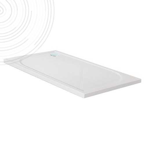 Receveur de douche béton de synthèse rectangulaire - 90 x 120 cm - Elmer