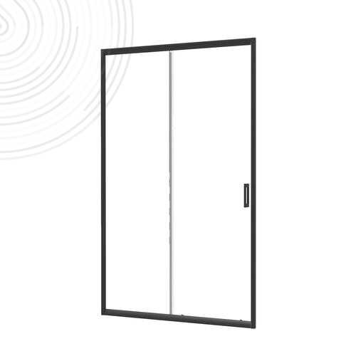 Porte Coulissante CONCEPT'O - Largeur : 160 cm - Profilés & Poignées Noir