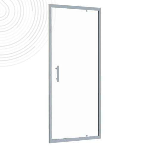 Paroi de douche ENLOK - Porte pivotante - Pour Bac 90 cm - ELMER