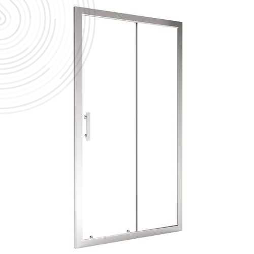 Paroi de douche ENLOK - Porte coulissante - Pour Bac 100 cm - ELMER