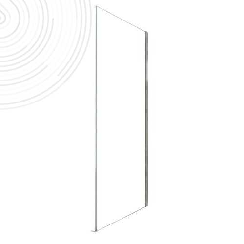 Retour fixe verre, longueur de 100 cm, transparent Selyna - ELMER