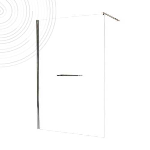 Ecran de douche fixe profilé chromé Versus 140cm - ELMER