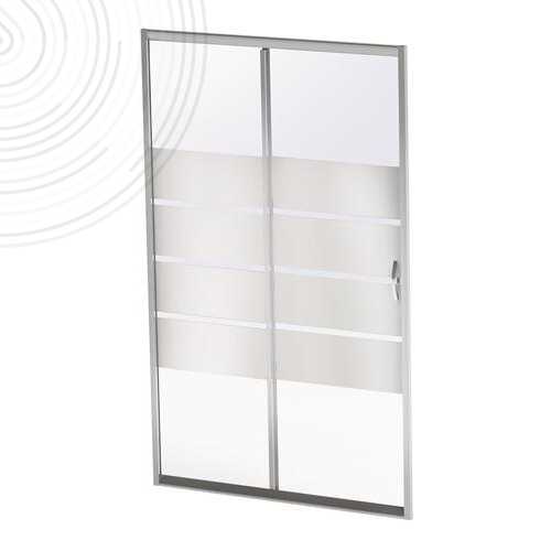 PAROI COULISSANTE 140CM ERIS 2 ALU