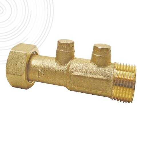Clapet antipollution L=78mm Ecrou tournant 3/4" Mâle 3/4