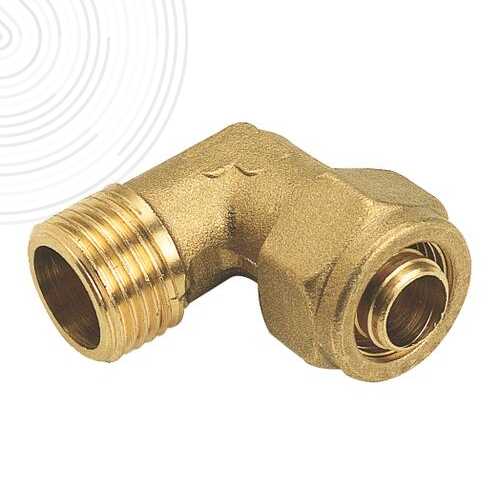Raccord à compression - male coudé 15/21 - PER Ø12