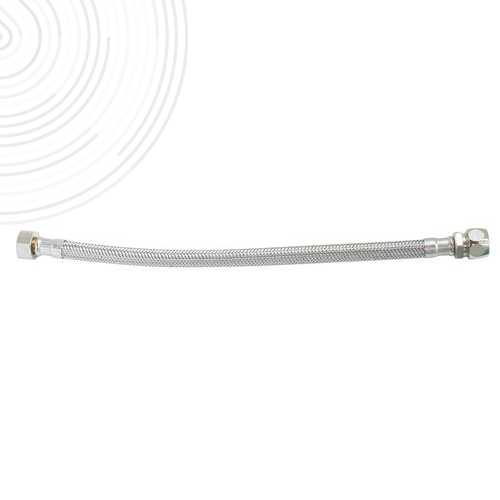 Flexible sanitaire - Raccord bicone tube cuivre Ø14 - Femelle 1/2" L: 300mm DN8