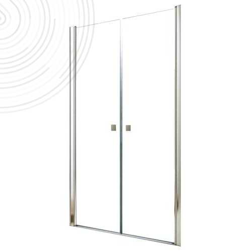 Paroi de douche portes saloon verre transparent Selyna - ELMER