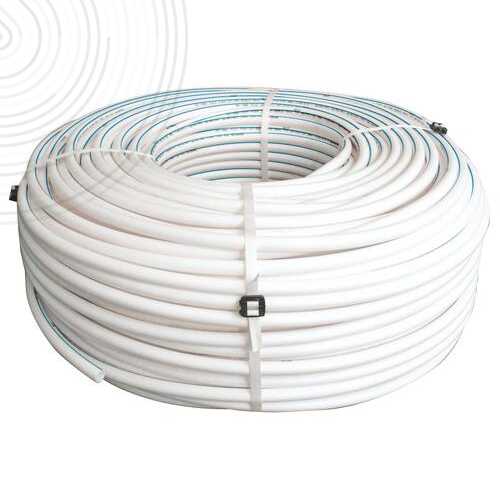 Tube PER-A - BAO - Nu Ø13/16 mm - Couronne 240m - Blanc liseret bleu - NF