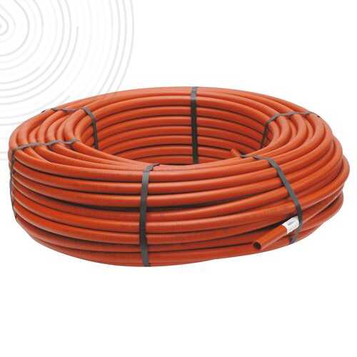 Tube PER-A - Nu Ø10/12 mm - Couronne 500m - Rouge - NF