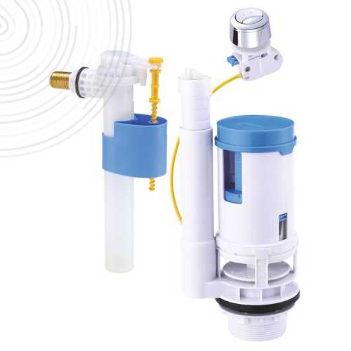 Robinet flotteur réversible pour alimentation WC - Universel - Hydrocable -  FixoConnect - Ayor