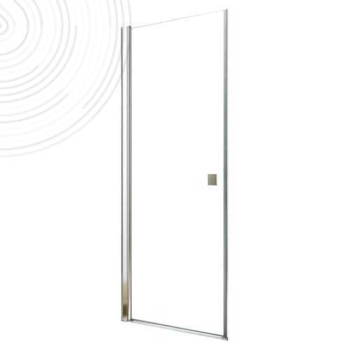 Porte pivotante SELYNA - Pour Bac 80cm - Verre Transparent