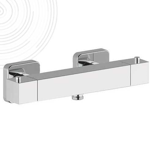 Thermostatique de douche Cuadr'O - Corps froid - Cartouche C3 - Chromé - ROLF