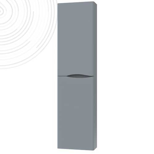 Colonne extra-plate à suspendre VELOURS - Prof.17cm - larg.40cm - Gris mat