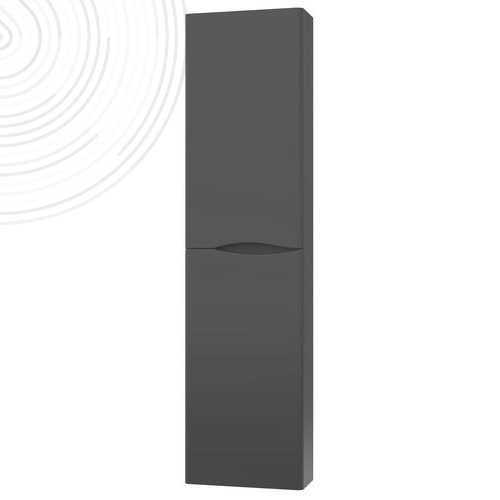 Colonne extra-plate à suspendre VELOURS - Prof.17cm - larg.40cm - Noir mat