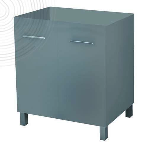 Caisson complet à poser NEW YORK - Largeur 60cm - Anthracite mat - 2 portes