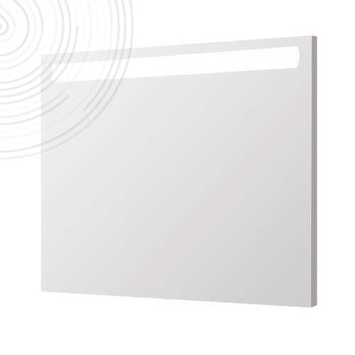 Miroir éclairant LED à suspendre LISBONNE - 10W - Verre épaisseur 4mm - 80x70cm