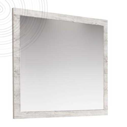 Miroir à suspendre NUDEA - 80x80 cm - Encadré Nordic - Epaisseur : 3mm