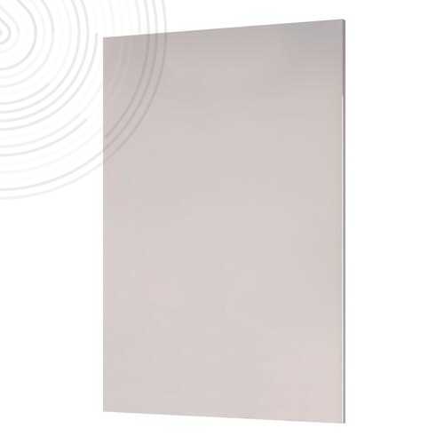 Miroir Affleurant LUMPUR 2 - Largeur : 100 cm - Laqué Blanc - Norme FSC