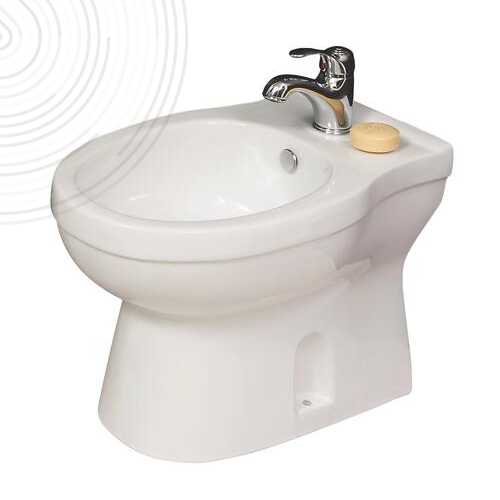 Bidet au sol - NF - Livré sans robinetterie ni vidage