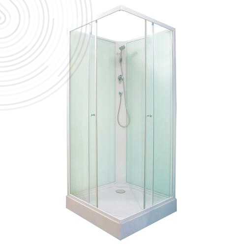 Cabine de douche YAKO - 80cm - Accès d'angle - ELMER