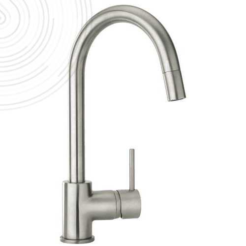 MITIGEUR D'EVIER DOUCHETTE FACT'ORY NICKEL MAT - ROLF