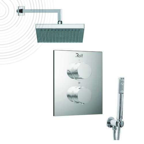 ENSEMBLE THERMOSTATIQUE DE DOUCHE A ENCASTRER EV'O + PACK HYDRO - ROLF INSIDE