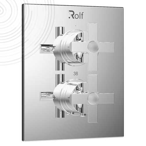 Ensemble thermostatique de douche à encastrer ROLF INSIDE Star'O + Pack Hydro