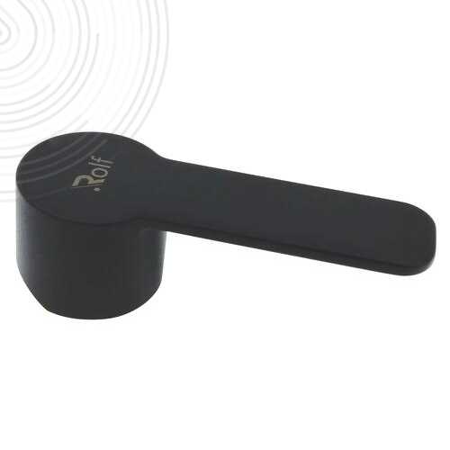 Manette universelle anti-bactérienne - Compatible cartouche Ø35 - Noire mate