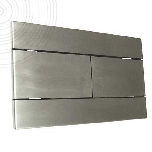 Plaque commande ABS inox brossé anti-van