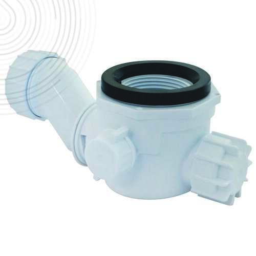 Siphon lavabo GENI'O extra plat compatible avec tous types de