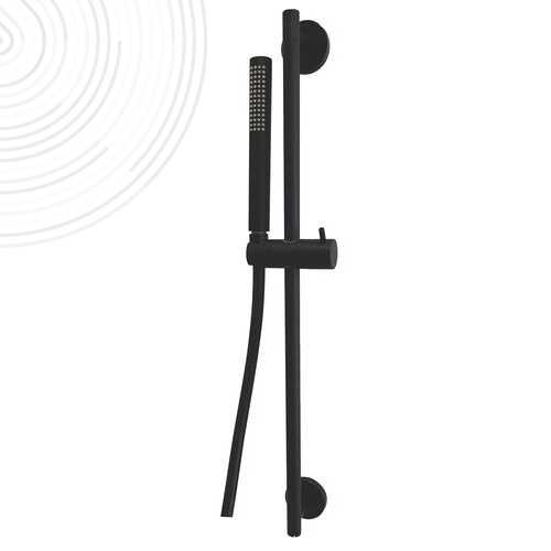 ENSEMBLE BARRE MONOJET FLEX PVC NOIR MAT
