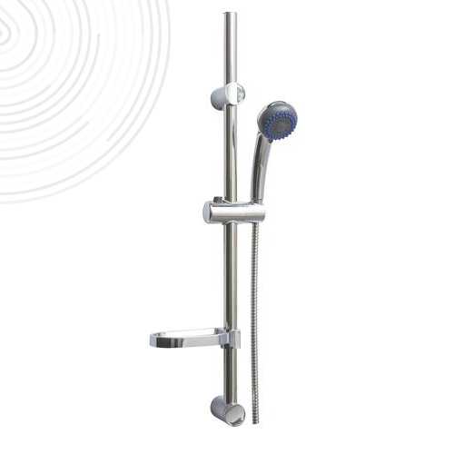 Barre de douche douchette bi jet