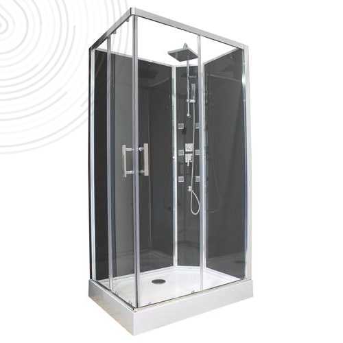 Cabine de douche Ilda - 110x80cm - Accès d'angle - ELMER