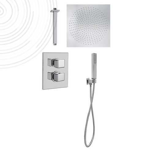 Pack Thermostatique Douche à Encastrer Cuadr'O - ROLF