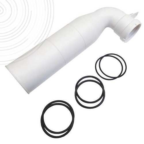 Coude d'alimentation pour bati-support WC - Tube en PVC