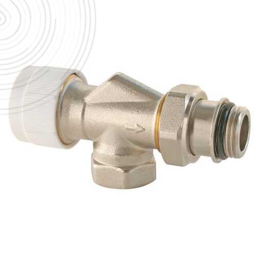 CORPS DE ROBINET THERMOSTATIQUE EQUERRE INVERSEE A RACCORDEMENT FEMELLE 15/21 - SOMATHERM