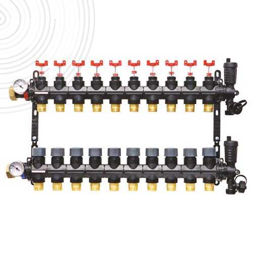 Ensemble de 2 collecteurs pour PCBT - Matériau de synthèse - 10 départs