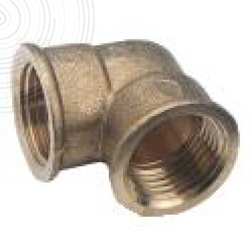 Coude laiton égal double femelle 50/60- 90